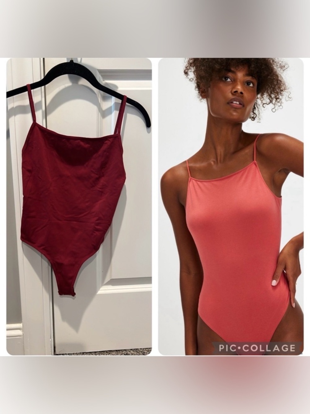 Free People Intimately Mikayla Bodysuit in Maroon Size XS